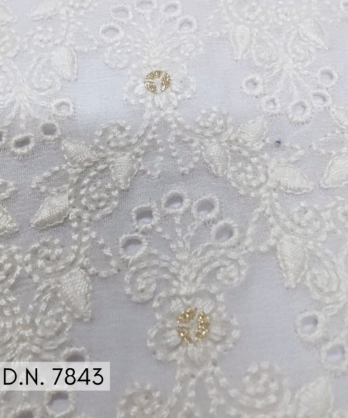 Buy Swiss Embroidery Georgette Fabric for Luxurious Garment Creation