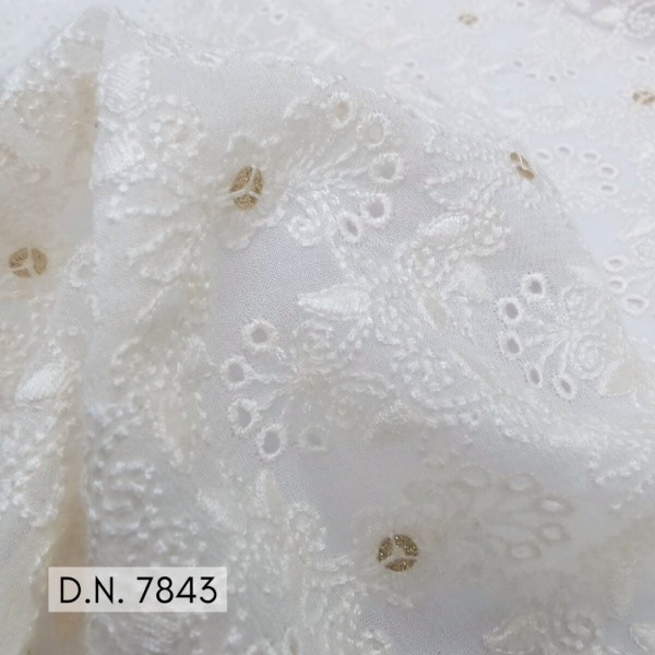 Buy Swiss Embroidery Georgette Fabric – Perfect for Stylish Outfits