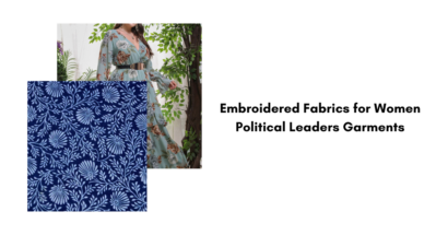 Embroidered Fabrics for Women Political Leaders Garments