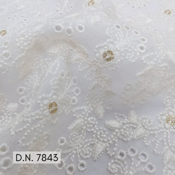 High-Quality Swiss Embroidery Fabric for Fashionable Garments