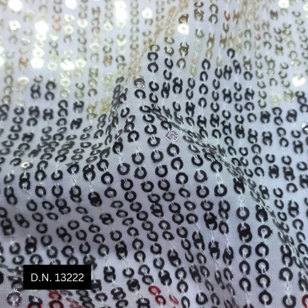 Luxurious 3-Color Lyning Sequins Fabric for Wedding and Party Dresses