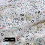 Luxurious Multi-Color Sequin Fabric for Party Dresses & Skirts – Georgette