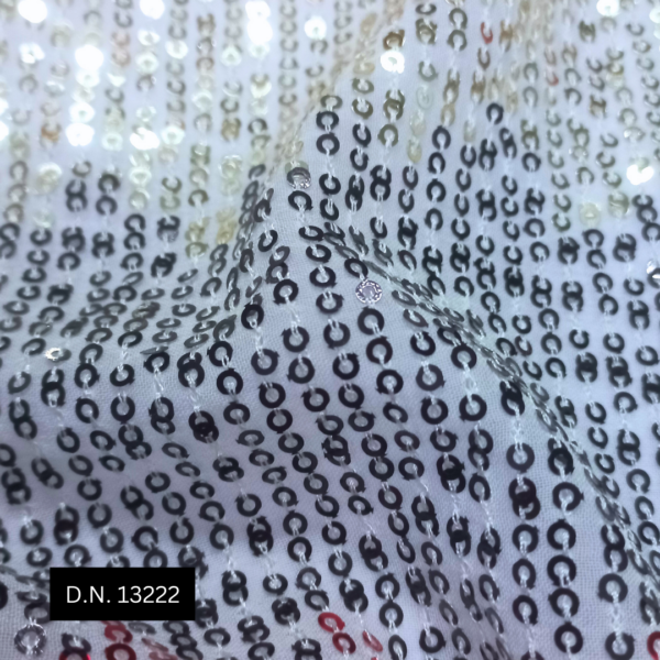 Sparkling 3-Color Lyning Sequins Fabric for Prom and Formal Wear