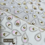 beautiful Allover Pattern Sequin Georgette Fabric