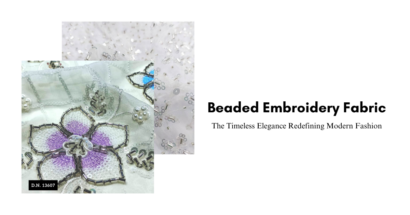 beaded embroidery fabrics