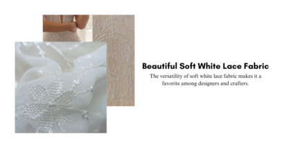 Beautiful Soft White Lace Fabric