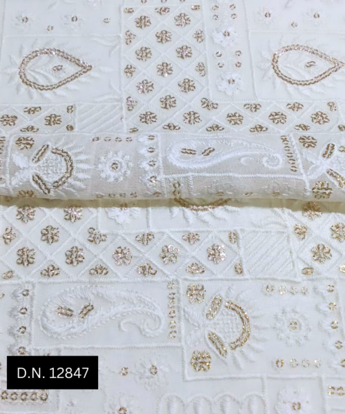 Buy Embroidered Fabric Online at Wholesale rate