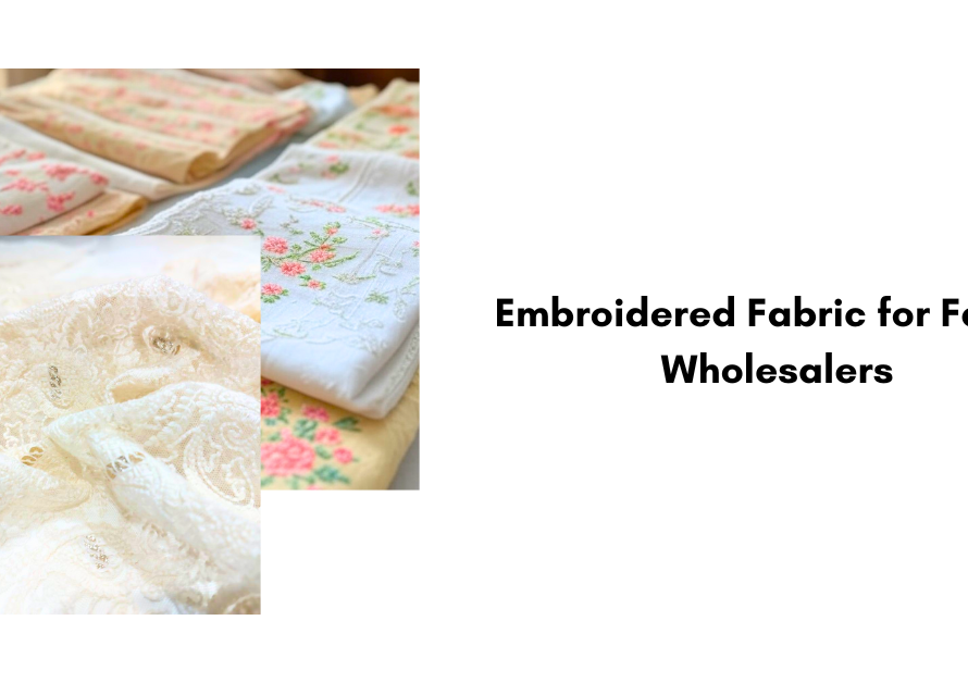 Embroidered Fabric for Fabric Wholesalers