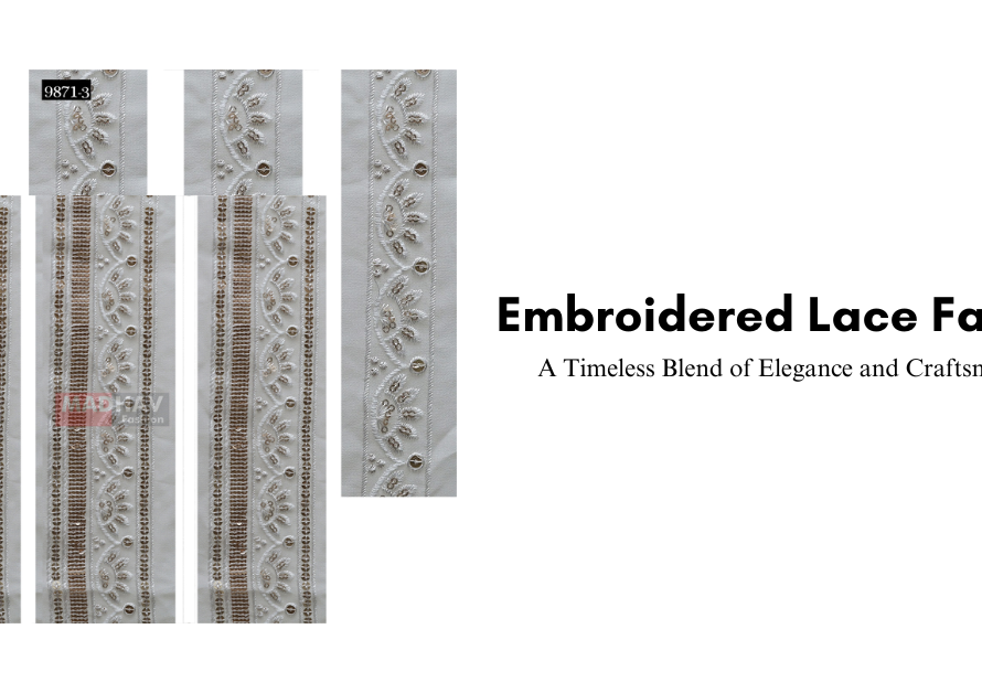 Embroidered Lace Fabric