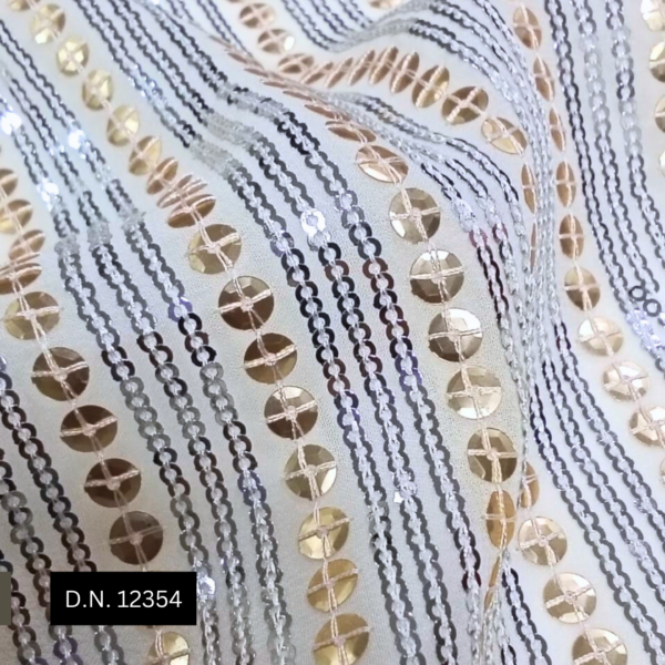 Heavy Lining Sequin Embroidery Fabrics