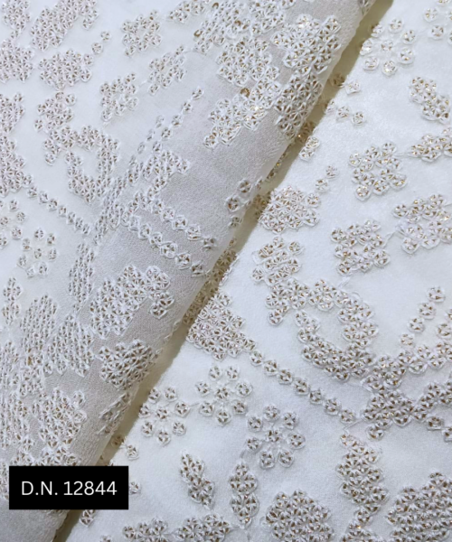 Latest Pure Georgette Chikankari Fabric