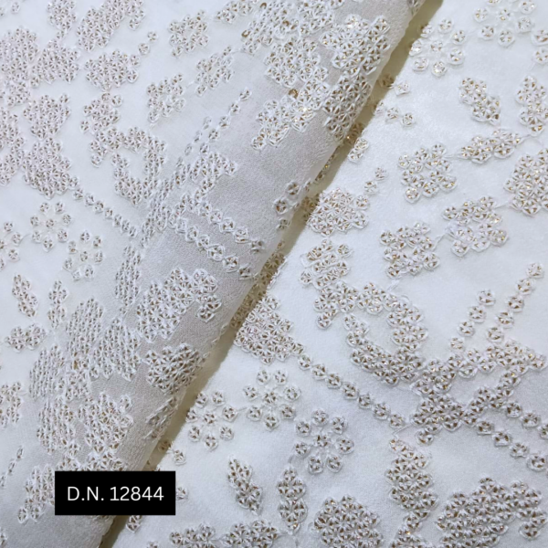 Latest Pure Georgette Chikankari Fabric