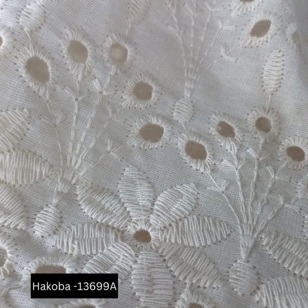 Buy Schiffli Hakoba Embroidered Cotton with Border Lace – Global Export