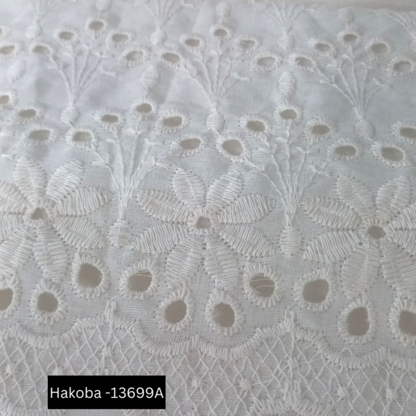 Wholesale Hakoba Schiffli Lace Fabric – Designer Cotton for Garments