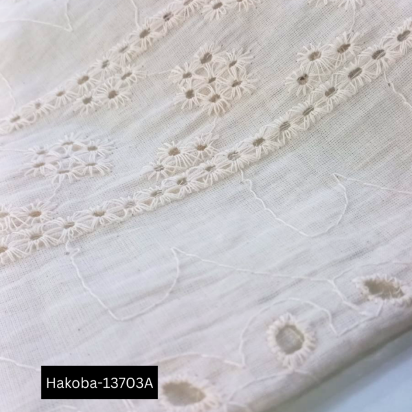 Buy Wholesale Hakoba Fabric Schiffli fabric Cotton Lace fabric