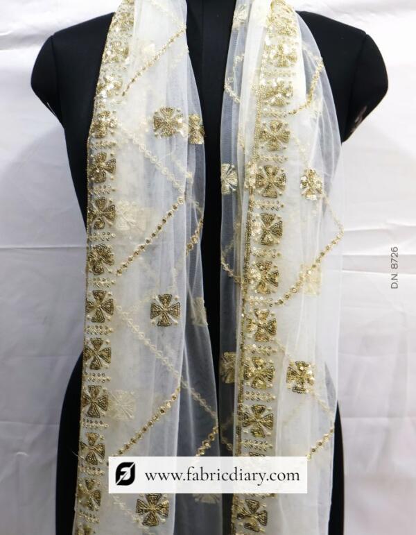 Sequin Net Fabric for Couture