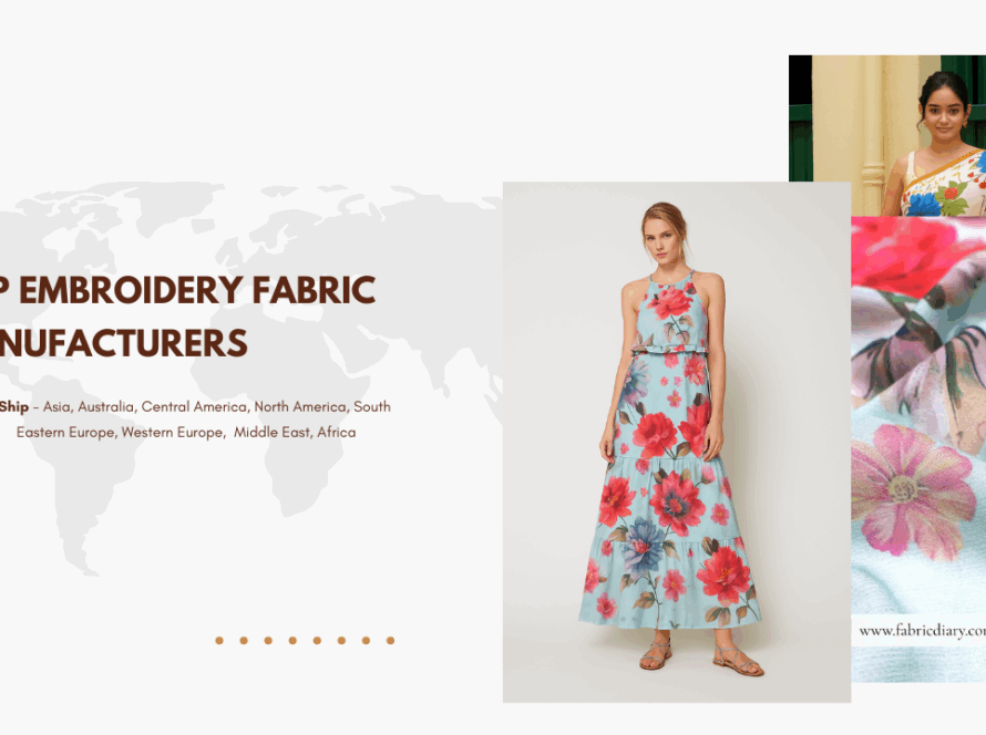 Top Embroidery Fabric Manufacturers