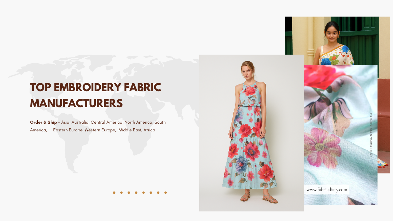 Top Embroidery Fabric Manufacturers