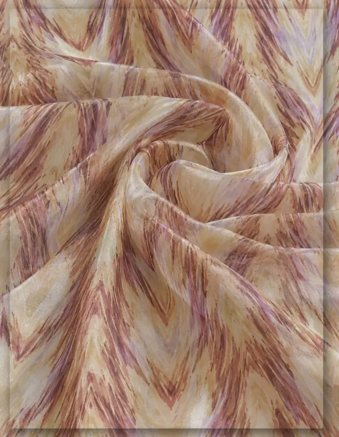 Printed Uppada Silk Fabric In Gujarat