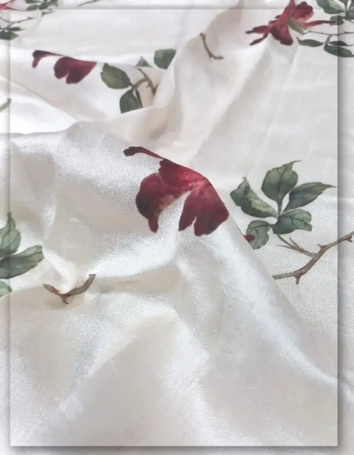 Silk Printed Fabric – Printed Raw Silk Fabrics