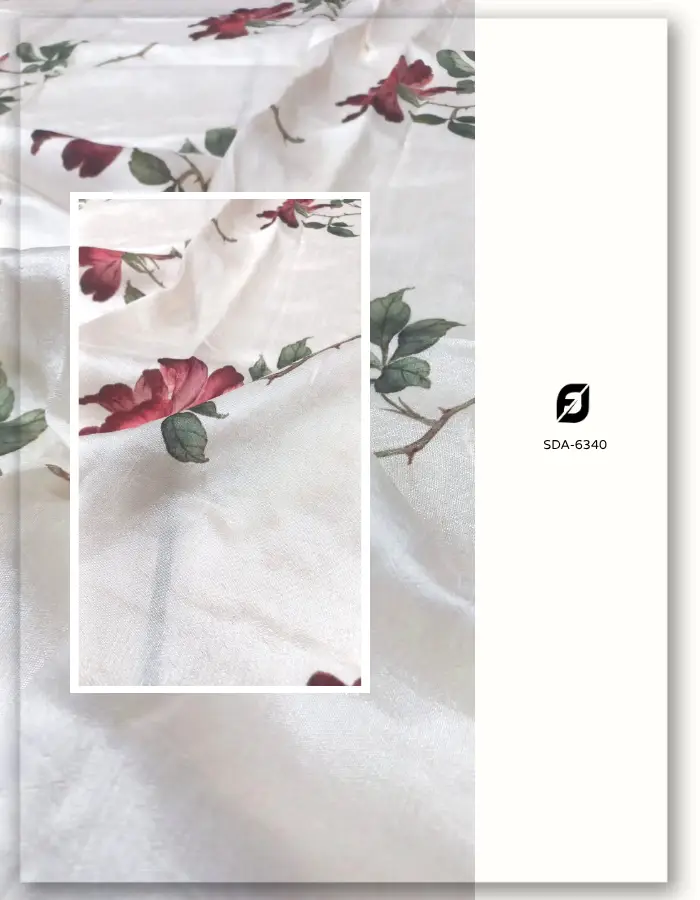 Silk Printed Fabric – Printed Raw Silk Fabric