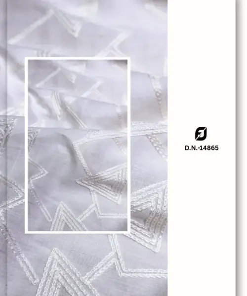 White Cambric Cotton Veil Lace Embroidery Fabric